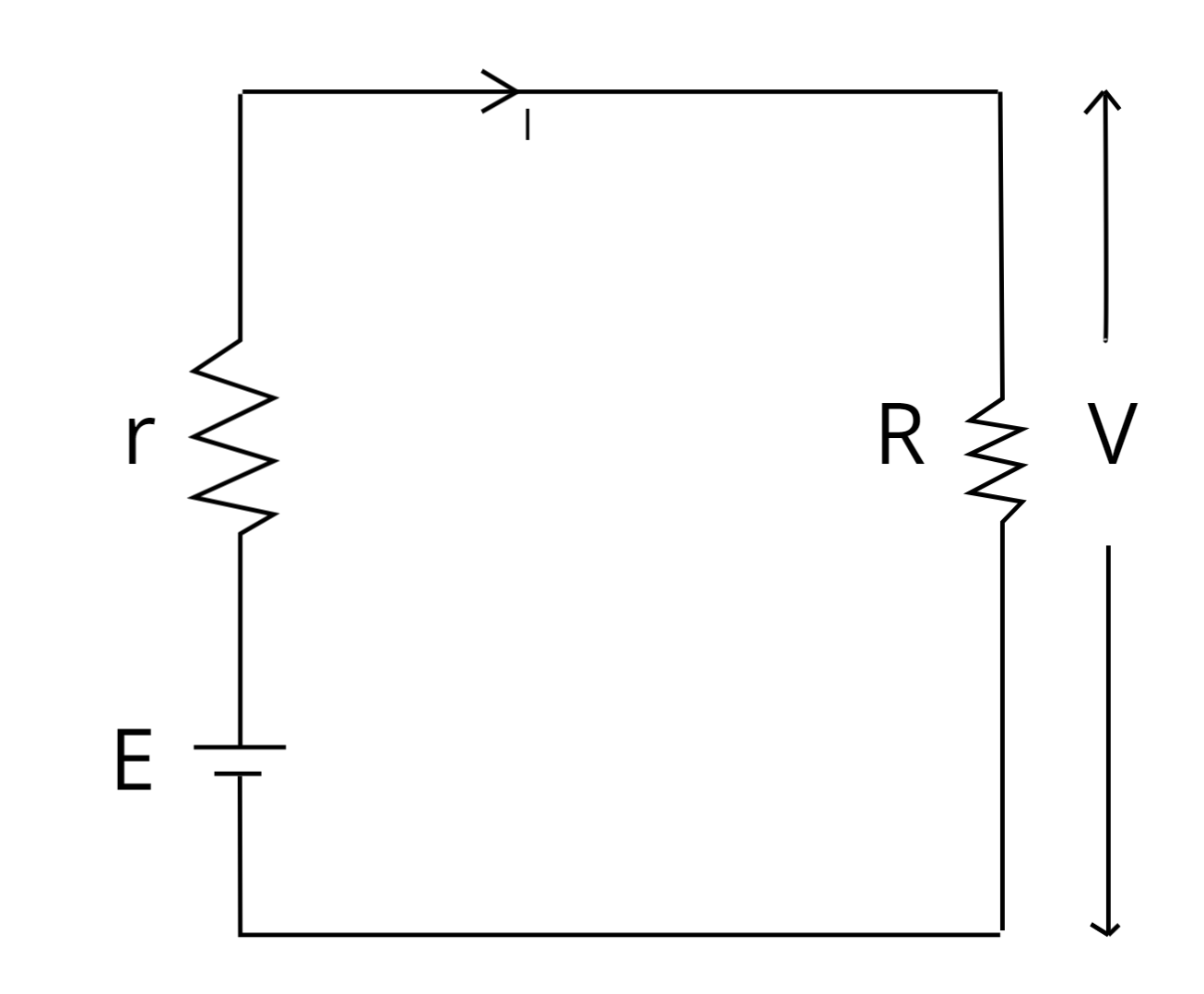 Circuit with  load is connected